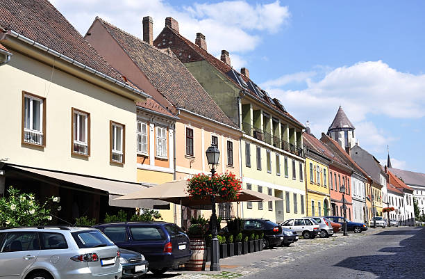 istock Old street of Castle Hill, Budapest 185298680
