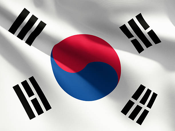 istock Close Up Flag - South Korea 185299217