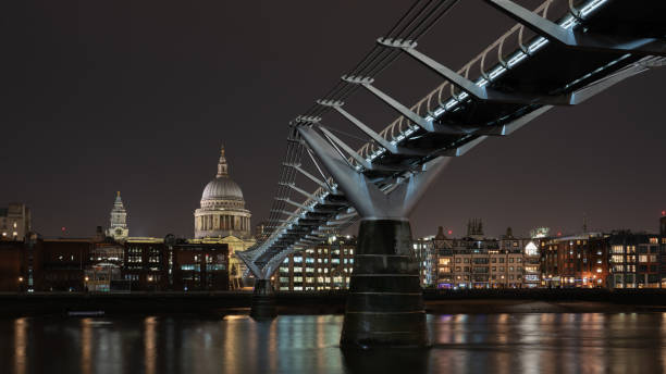 istock Millennium Bridge in London England 1853000687