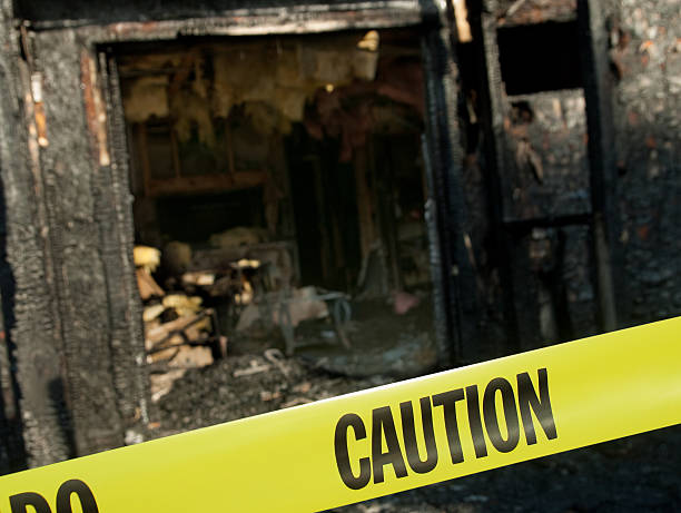 Scene of a House Fire