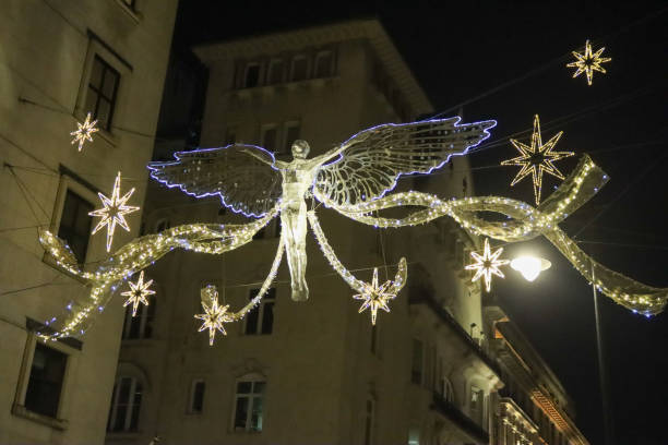 istock Christmas lights in London 1853004816
