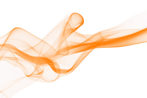 Abstract Smoke in white background.