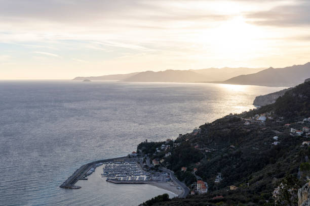 istock Elevated view of sea and coastline 1853009489