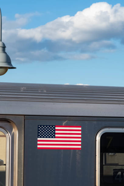 istock Subway train as a background copy space fence foreground 1853010001