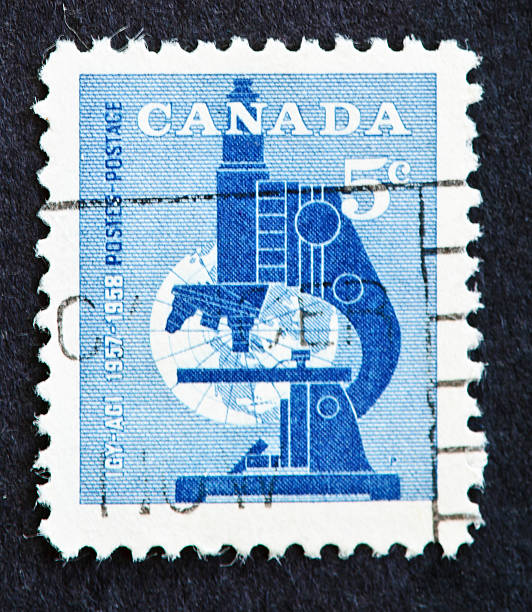 istock International Geophysical Year Stamp 185302277