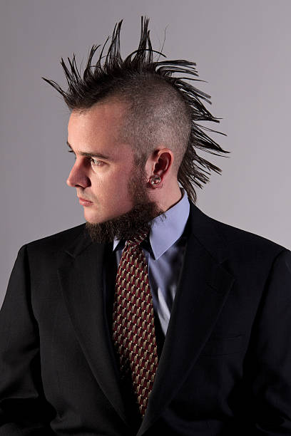 istock Job Interview Rejection, Non-comformist Man In Suit 185302331