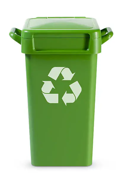 Recycle bin. Photo with clipping path.Similar pictures from my portfolio: