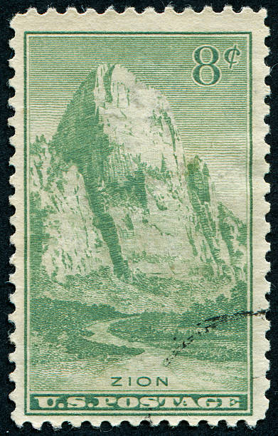 istock Zion National Park Stamp 185303227