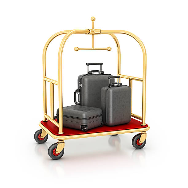 手荷物カート - luggage cart ストックフォトと画像