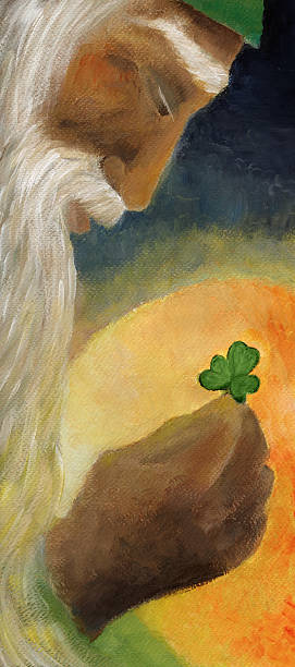 saint patrick irlandii - irish culture obrazy stock illustrations