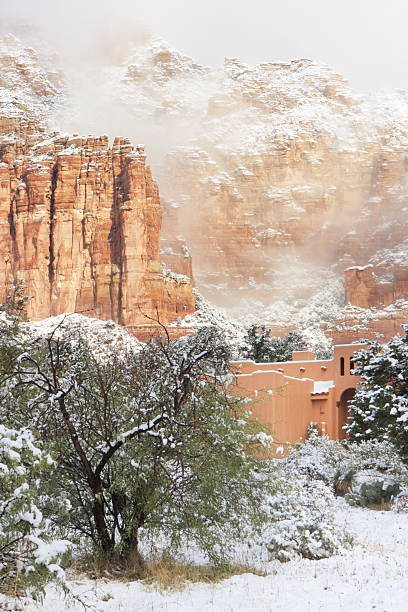 istock Sedona Red Rocks Winter Home 185303772