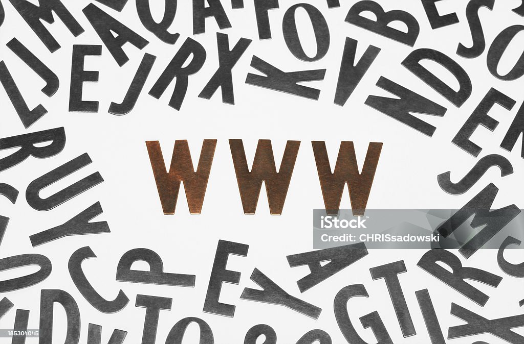 WWW - Lizenzfrei Alphabet Stock-Foto