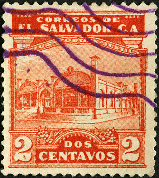 istock architecture on an El Salvador stamp 185304366