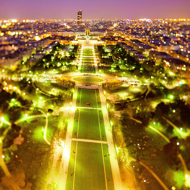 paris, frankreich - paris france roof apartment aerial view stock-fotos und bilder