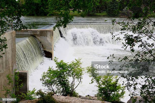 Idaho Falls - zdjęcia stockowe i więcej obrazów Tama - Tama, Rzeka Snake, Betonowy