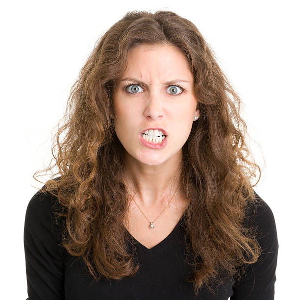 istock Snarling Young Woman 185305369