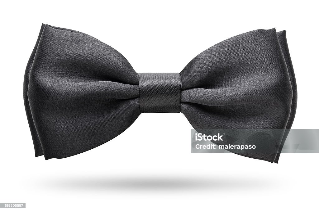 Corbata de moño negro - Foto de stock de Pajarita libre de derechos