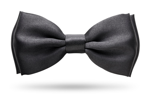 Black bow tie. Photo with clipping path.Similar photographs from my portfolio: