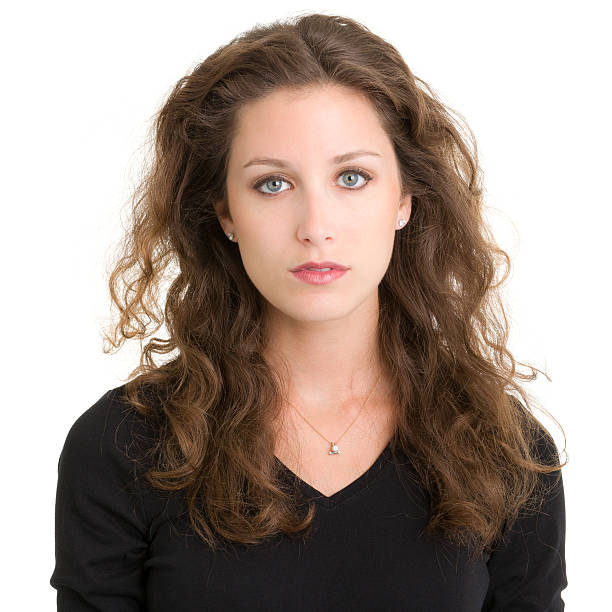 istock Young Woman Blank Expression Portrait 185305822