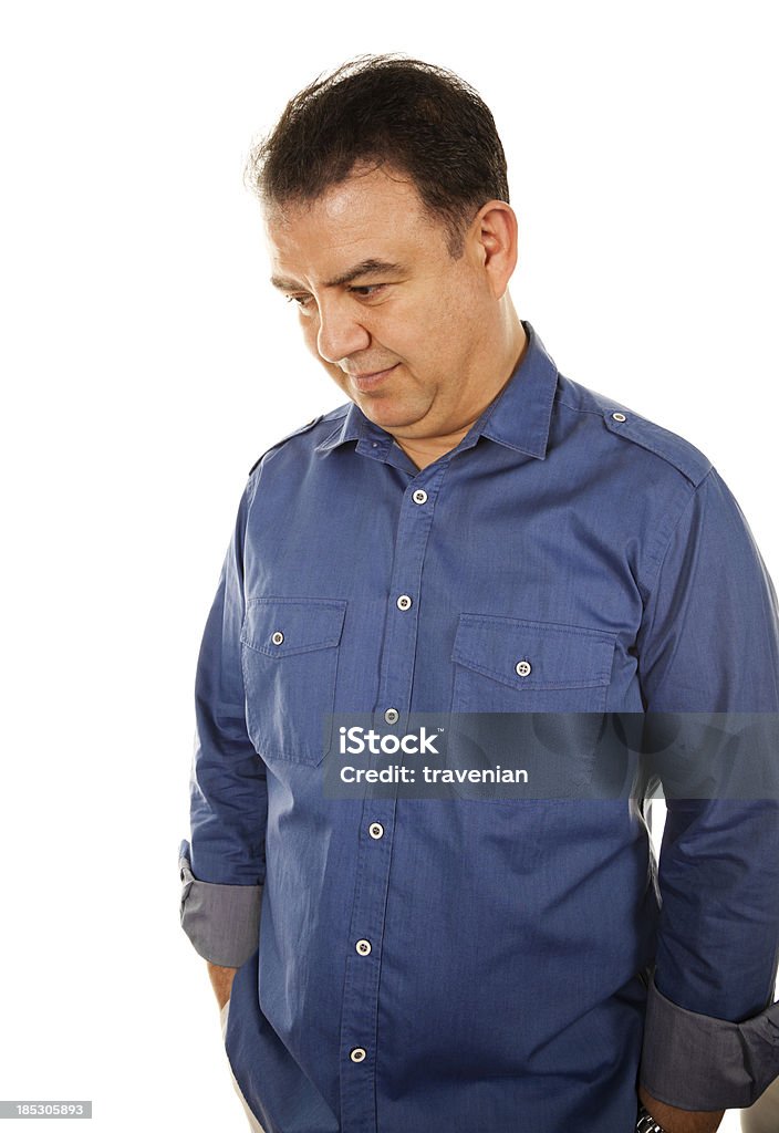 Retrato de homem adulto de idade mediana - Foto de stock de 30 Anos royalty-free