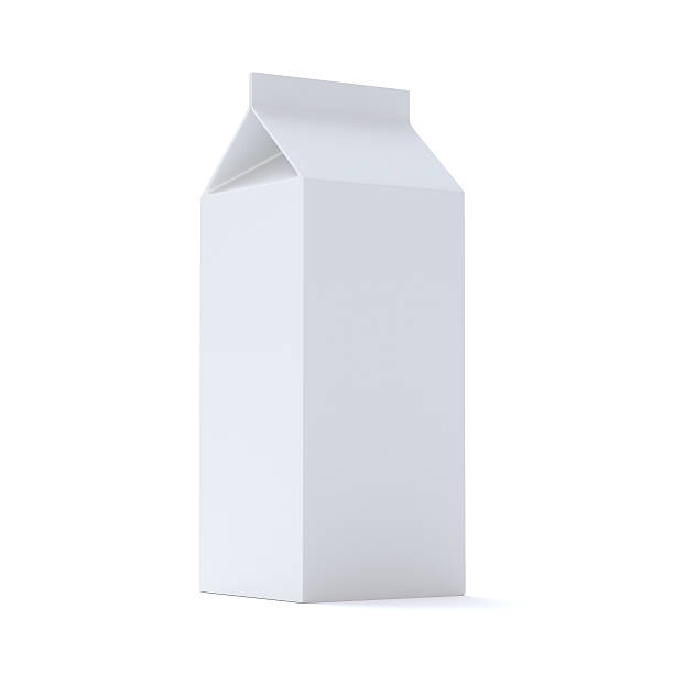 пустые молоко box - milk box packaging carton стоковые фото и изображения