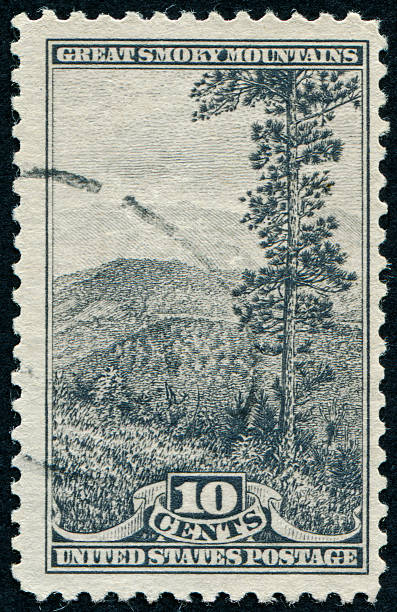 istock Great Smoky Mountains Stamp 185305954