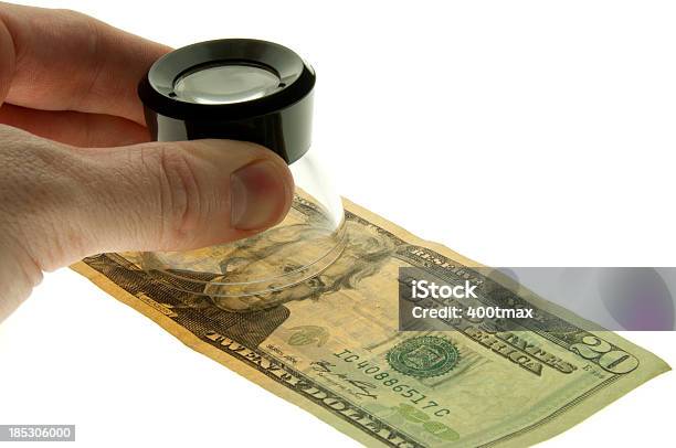 La Autenticidad De Un Billete De Veinte Dólares Foto de stock y más banco de imágenes de Andrew Jackson - Presidente de los Estados Unidos - Andrew Jackson - Presidente de los Estados Unidos, Billete de banco, Billete de dólar estadounidense