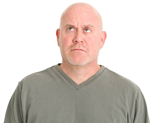 istock Mature Man Looks Up 185306423