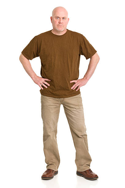 istock Mature Man Standing Full Length Portrait 185306494