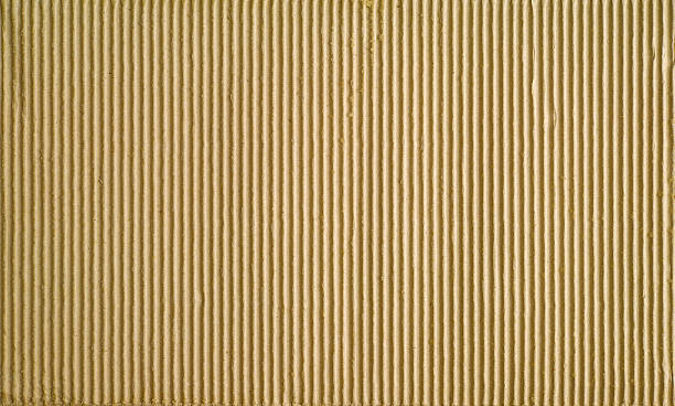 textura de papelão - corrugated cardboard - fotografias e filmes do acervo