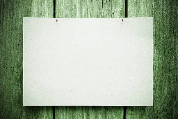 aviso em branco - bulletin board note pad lined paper paper - fotografias e filmes do acervo