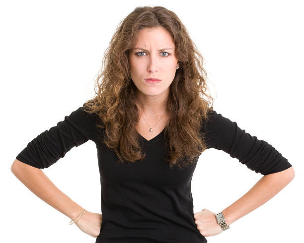 Portrait of a young woman on a white background. http://s3.amazonaws.com/drbimages/m/ap.jpg