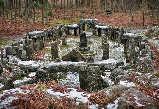 Photo of Druid Stone Temple, folly, Masham, North Yorkshire, UK