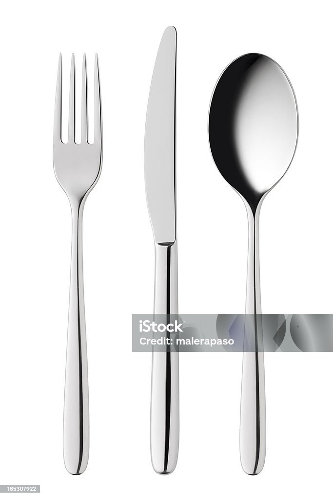 Cutlery "Cutlery. Fork, knife and spoon.Cutlery. Fork and spoon.Similar pictures from my portfolio:" Fork Stock Photo