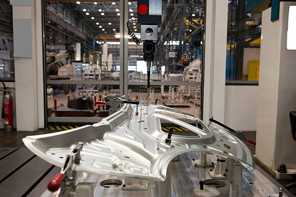 istock Automotive industry and cnc machine 185308156