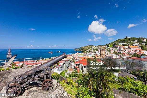 Cannon Zulaufender Zur St Georges Grenada Wi Stockfoto und mehr Bilder von Insel Grenada - Insel Grenada, St. George's, Karibik
