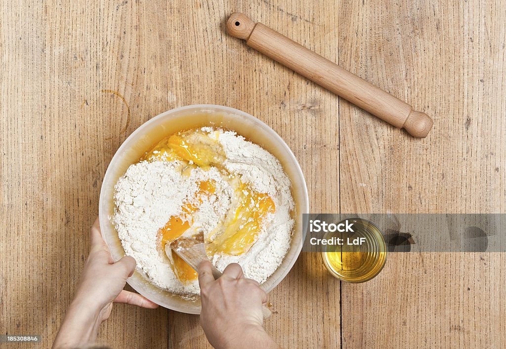 Кулинарный hand made pasta - Стоковые фото Без людей роялти-фри