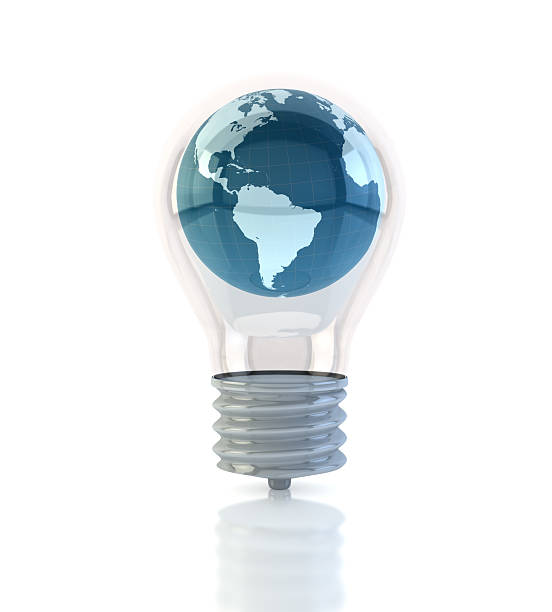 世界中の電球 - light bulb business wisdom abstract ストックフォトと画像