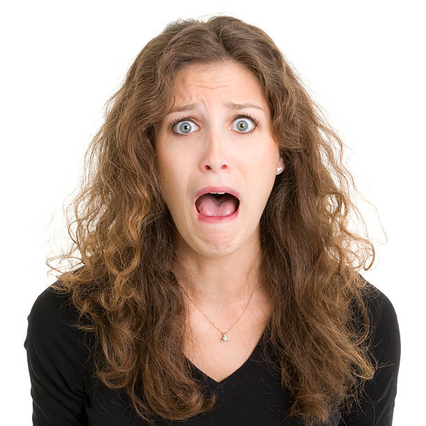istock Unhappy Shocked Young Woman 185309400