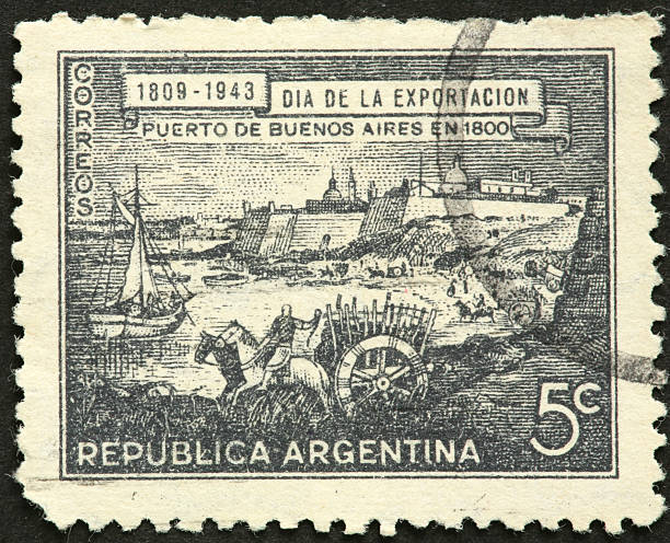 istock Export Day 1800, Argentina stamp 185309752