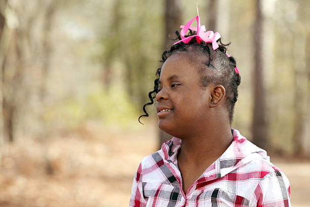 istock Little Girl with Down Syndrome 185309878