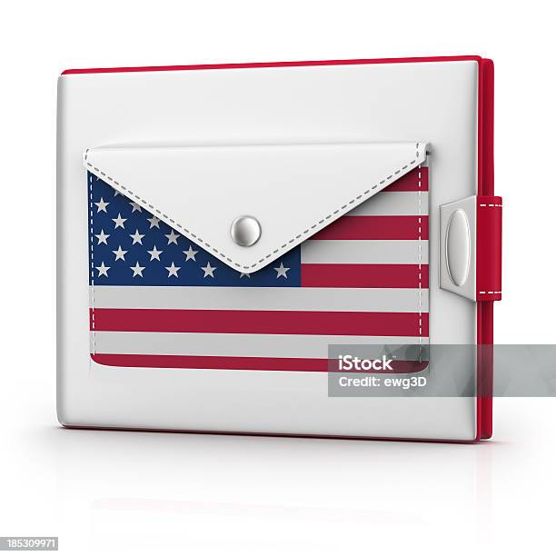 Portafogliobandiera Americana - Fotografie stock e altre immagini di Affari - Affari, Bandiera, Bandiera degli Stati Uniti