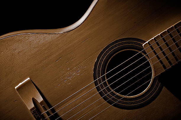 istock Acoustic old guitar 185310010