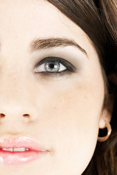 istock Haft face of woman 185310167