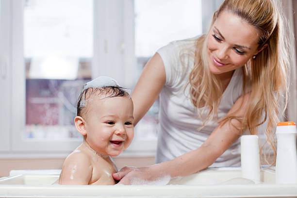 Mother and baby bath