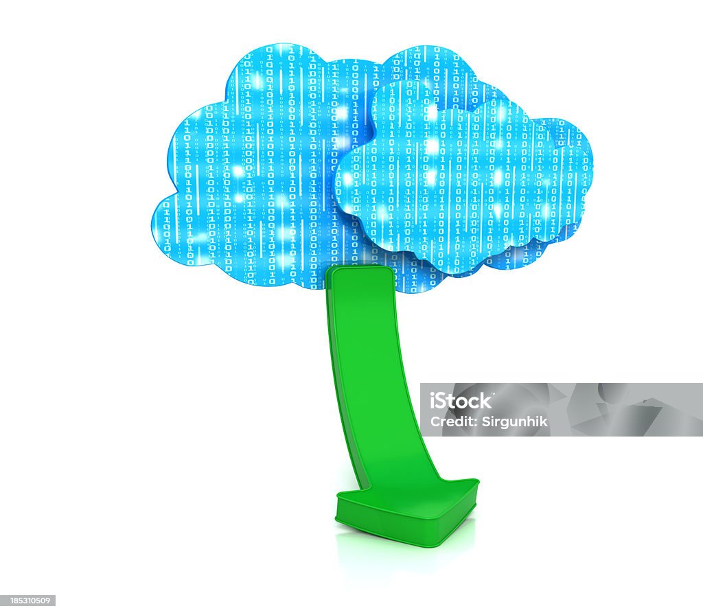 Nuage informatique serveur - Photo de Donnée libre de droits