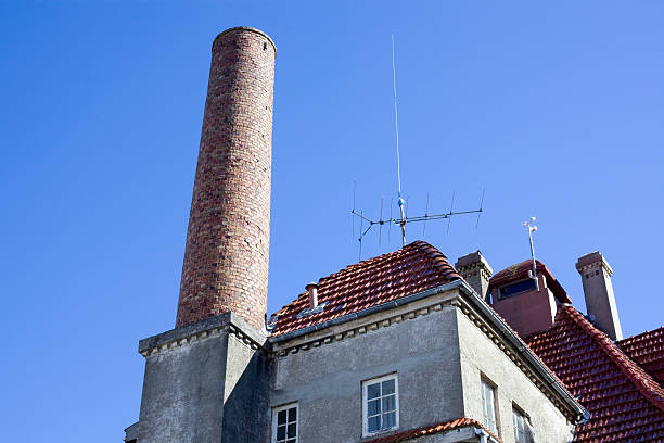 chimney of Stavanger sardine industry museum Norway