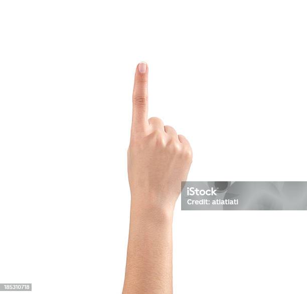 Woman Hand Pressing Touchscreen Stock Photo - Download Image Now - Finger, Index Finger, Smart Phone