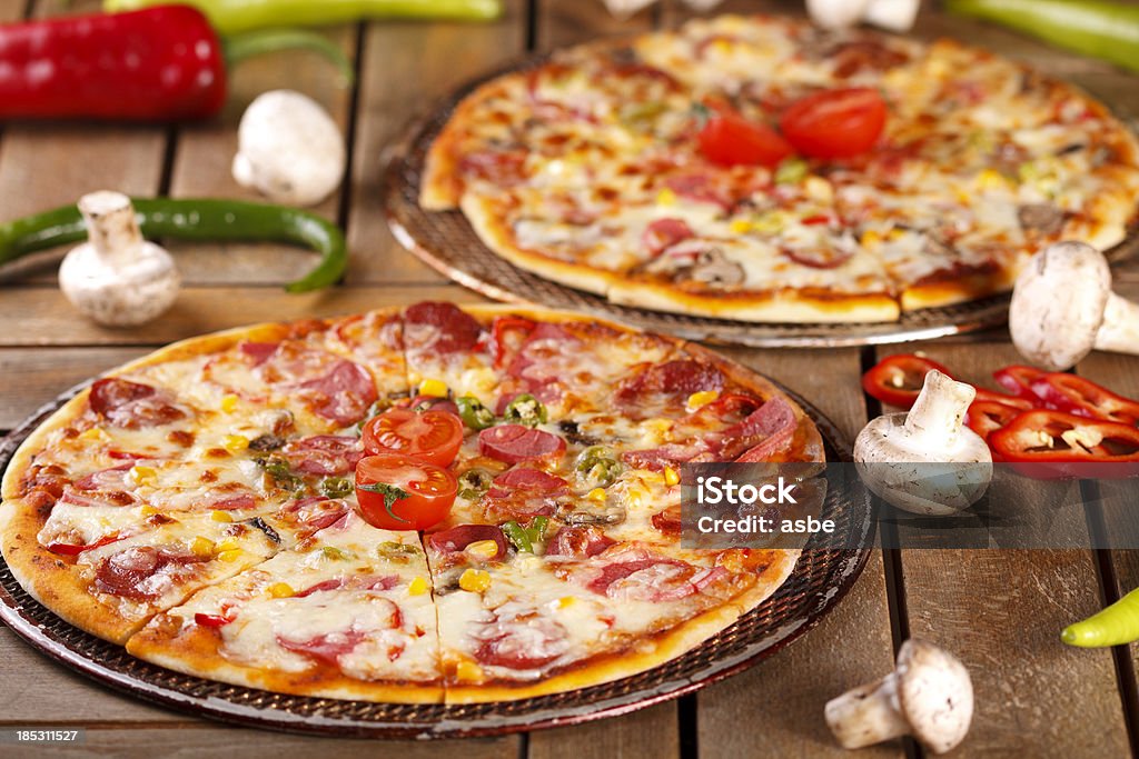 Pizza - Foto de stock de Dois Objetos royalty-free