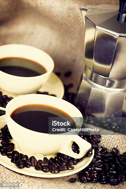 Express Stock Photo - Download Image Now - Black Color, Burlap, Caffeine